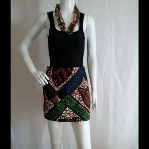 !Sale! African Print Short Skirt